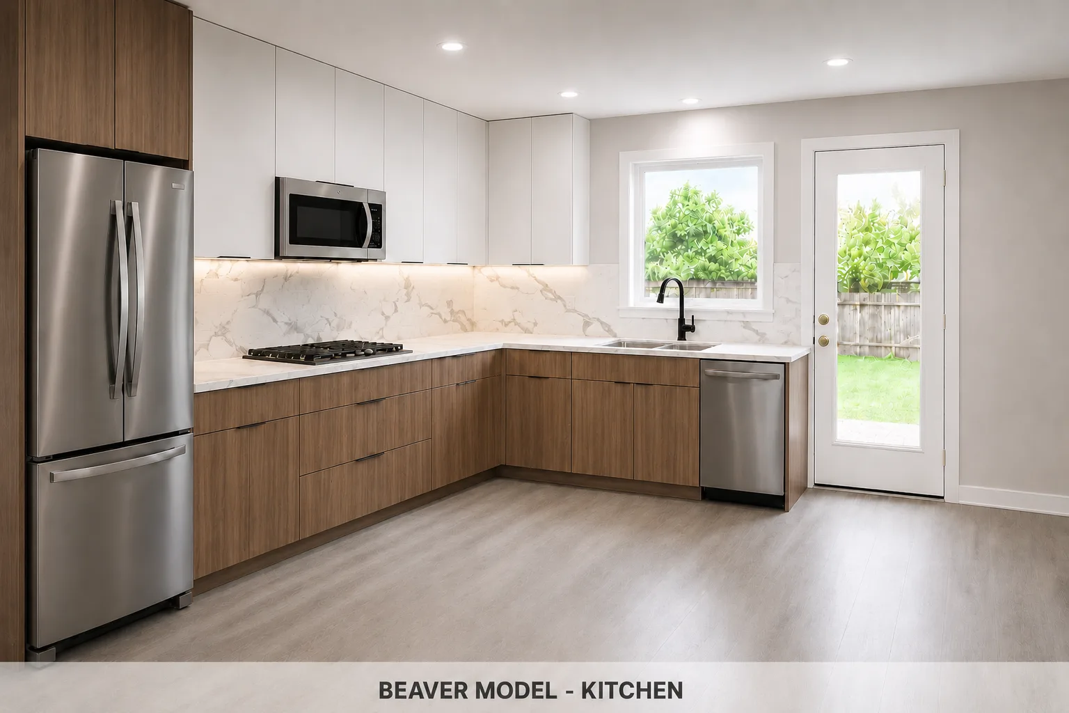Beaver kitchen cabinetry and island