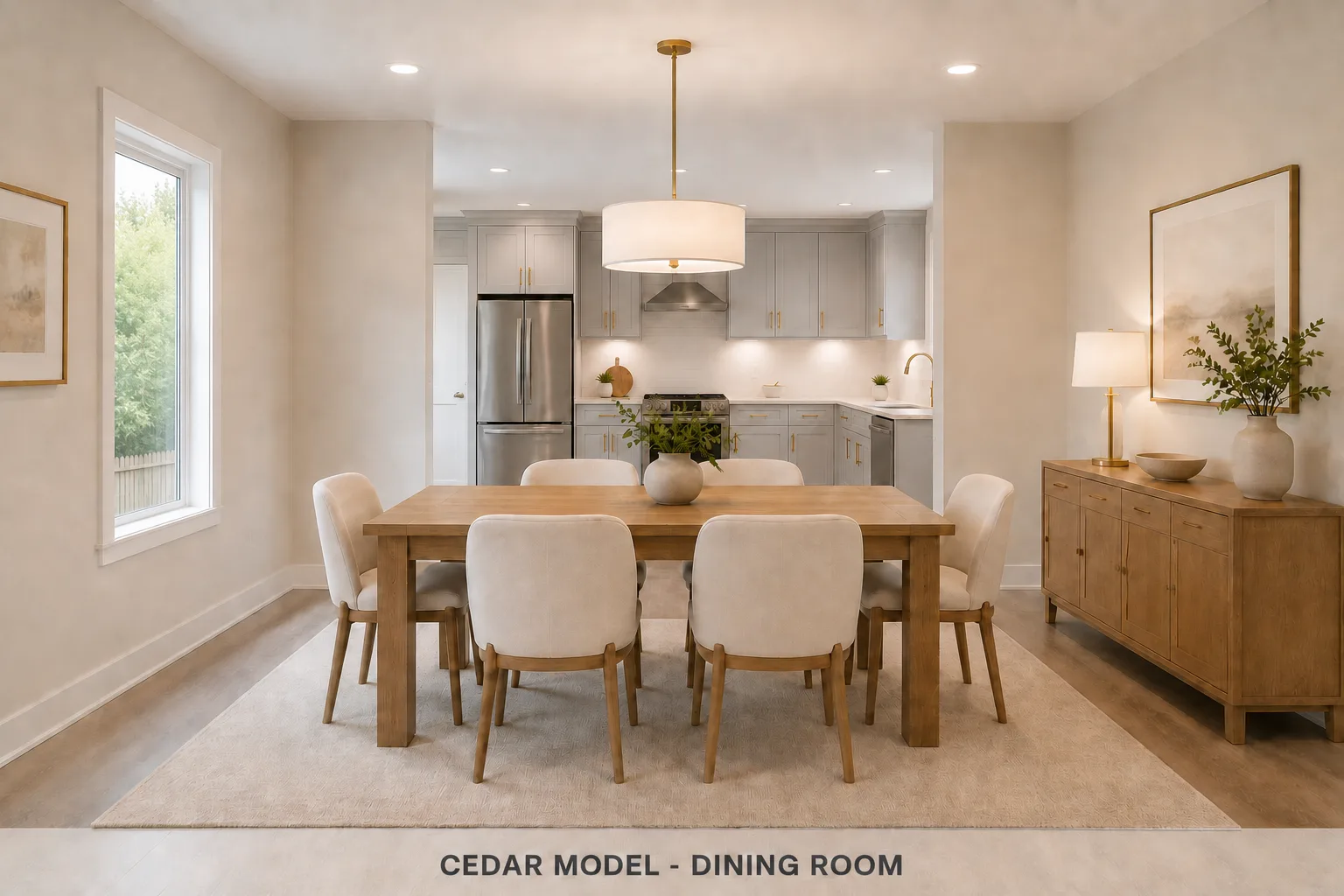 Cedar dining room