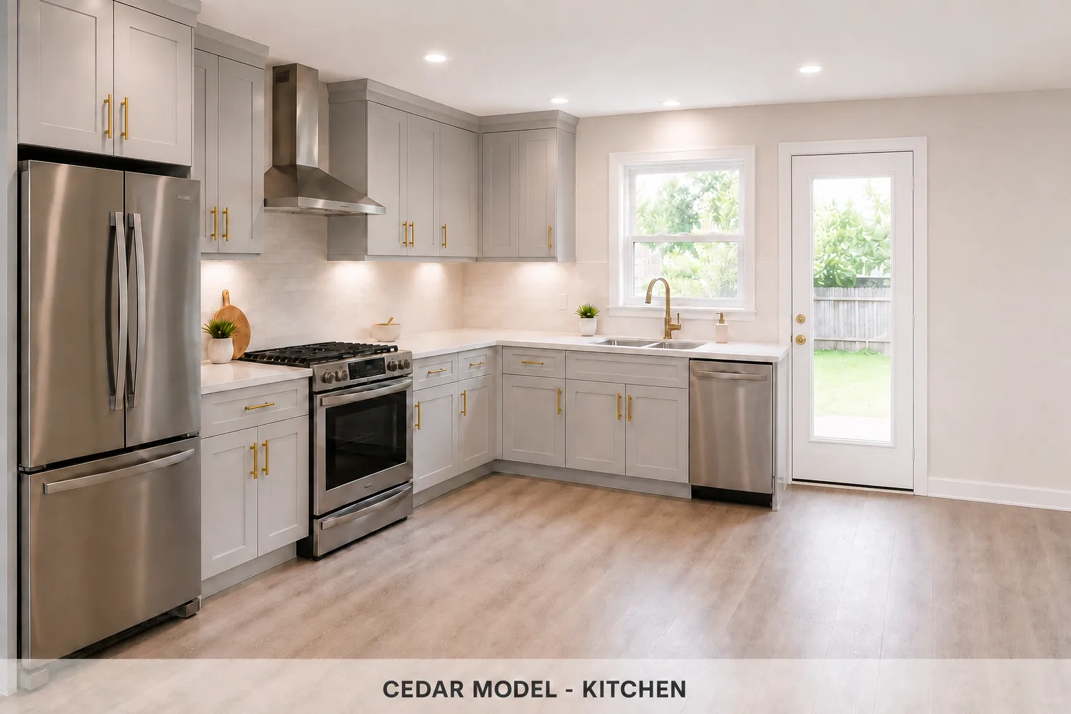Cedar kitchen