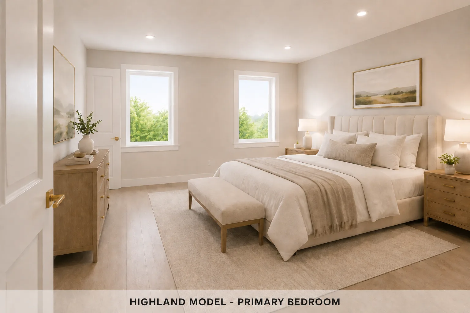 Highland primary bedroom