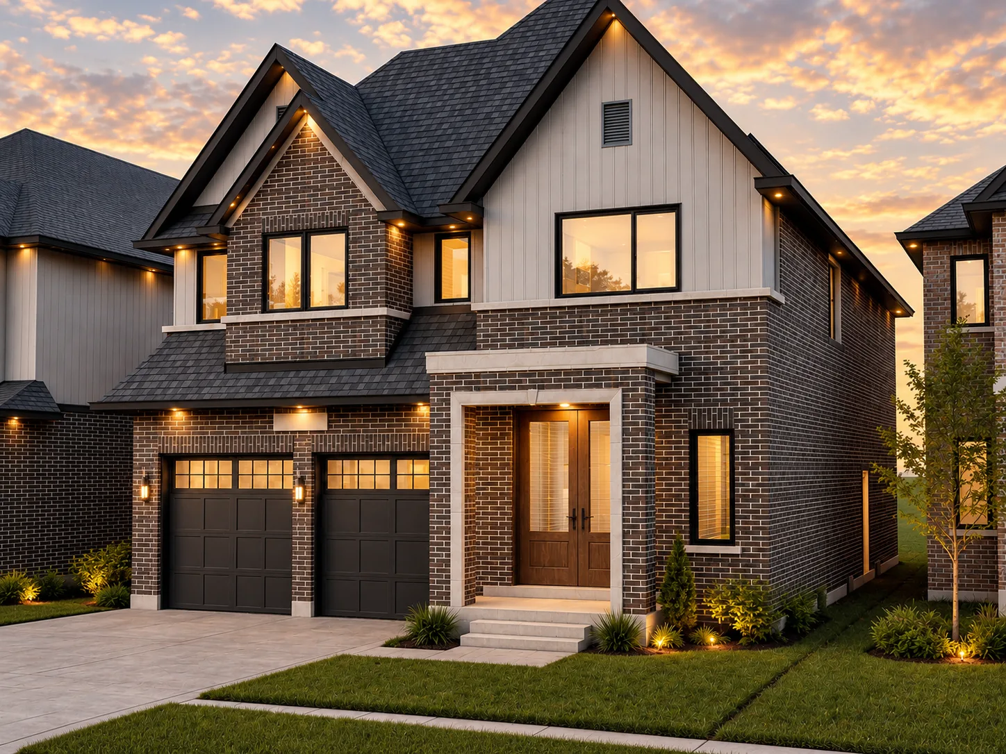 Tamarack two-storey exterior at West Grey Meadows