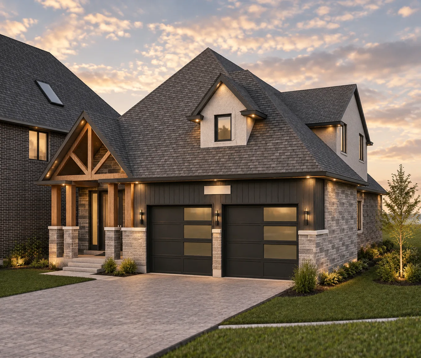 Trillium bungaloft exterior at West Grey Meadows